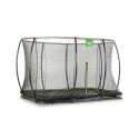 Trampoline enterré Silhouette - noir - 244x366cm - Exit Toys