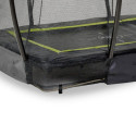 Trampoline enterré Silhouette - noir - 244x366cm - Exit Toys