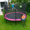 Trampoline sur pieds Silhouette - rose - diam. 244cm - Exit Toys