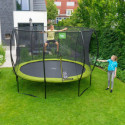 Trampoline sur pieds Silhouette - vert - diam. 305cm - Exit Toys