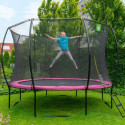 Trampoline sur pieds Silhouette - rose - diam. 305cm - Exit Toys