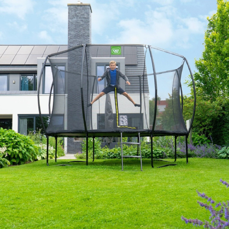 Trampoline sur pieds Silhouette - noir - diam. 366cm - Exit Toys