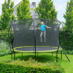 Trampoline sur pieds Silhouette - vert - diam. 366cm - Exit Toys