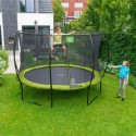 Trampoline sur pieds Silhouette - vert - diam. 366cm - Exit Toys