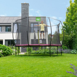 Trampoline sur pieds Silhouette - rose - diam. 366cm - Exit Toys