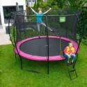 Trampoline sur pieds Silhouette - rose - diam. 366cm - Exit Toys