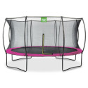 Trampoline sur pieds Silhouette - rose - diam. 427cm - Exit Toys