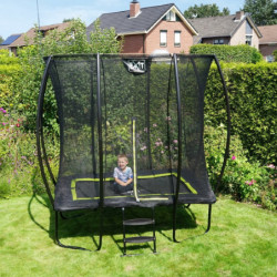 Trampoline sur pieds Silhouette - noir - 153x214cm - Exit Toys