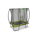 Trampoline sur pieds Silhouette - vert - 153x214cm - Exit Toys