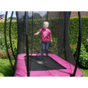 Trampoline sur pieds Silhouette - rose - 153x214cm - Exit Toys