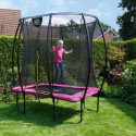 Trampoline sur pieds Silhouette - rose - 153x214cm - Exit Toys