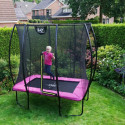 Trampoline sur pieds Silhouette - rose - 153x214cm - Exit Toys