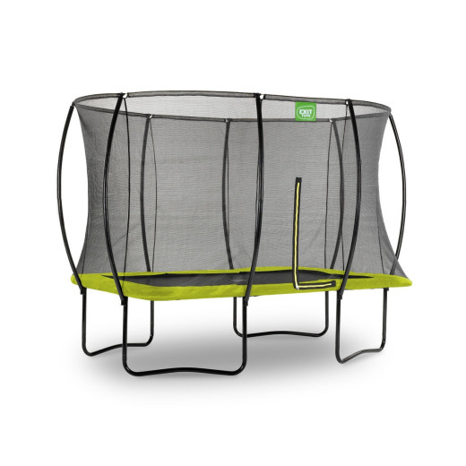Trampoline sur pieds Silhouette - vert - 214x305cm - Exit Toys