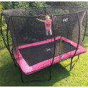 Trampoline sur pieds Silhouette - rose - 214x305cm - Exit Toys