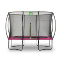 Trampoline sur pieds Silhouette - rose - 214x305cm - Exit Toys