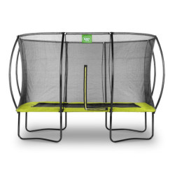Trampoline sur pieds Silhouette - vert - 244x366cm - Exit Toys
