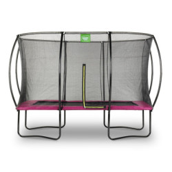 Trampoline sur pieds Silhouette - rose - 244x366cm - Exit Toys
