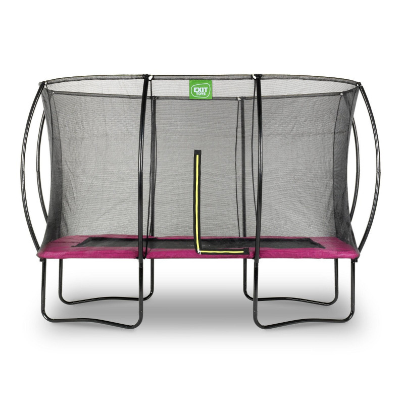 Trampoline sur pieds Silhouette - rose - 244x366cm - Exit Toys