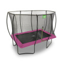Trampoline sur pieds Silhouette - rose - 244x366cm - Exit Toys