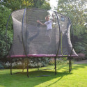 Trampoline sur pieds Silhouette - rose - 244x366cm - Exit Toys