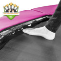 Trampoline sur pieds Silhouette - rose - 244x366cm - Exit Toys