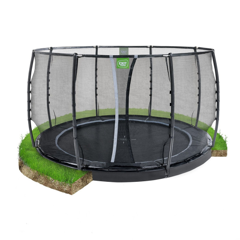 Trampoline Dynamic avec filet de sécurité - diam.366cm - Exit Toys