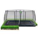 Trampoline Dynamic avec filet de sécurité - 275x458cm - Exit Toys