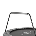 Trampoline sur pieds Tiggy - noir/gris - avec barre - Exit Toys