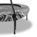 Trampoline sur pieds Tiggy - noir/gris - avec barre - Exit Toys