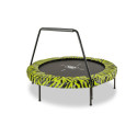 Trampoline sur pieds Tiggy - noir/vert - avec barre - Exit Toys