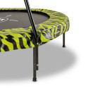 Trampoline sur pieds Tiggy - noir/vert - avec barre - Exit Toys