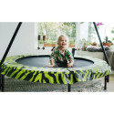 Trampoline sur pieds Tiggy - noir/vert - avec barre - Exit Toys
