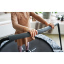 Trampoline sur pieds Tiggy - noir/vert - avec barre - Exit Toys