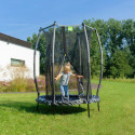 Trampoline sur pieds Tiggy - noir/gris - avec filet - Exit Toys