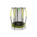 Trampoline sur pieds Tiggy - noir/vert - avec filet - Exit Toys