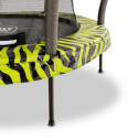 Trampoline sur pieds Tiggy - noir/vert - avec filet - Exit Toys