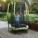 Trampoline sur pieds Tiggy - noir/vert - avec filet - Exit Toys