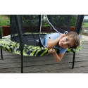 Trampoline sur pieds Tiggy - noir/vert - avec filet - Exit Toys
