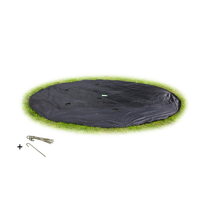 Housse diam. 305cm pour trampolines enterrés niveau sol - Exit Toys