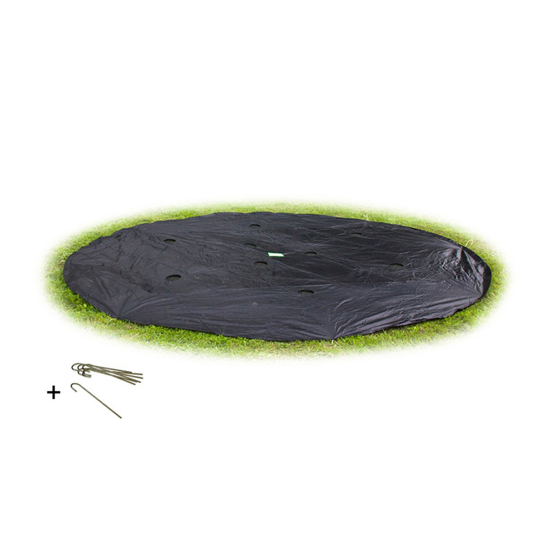 Housse diam. 366cm pour trampolines enterrés niveau sol - Exit Toys