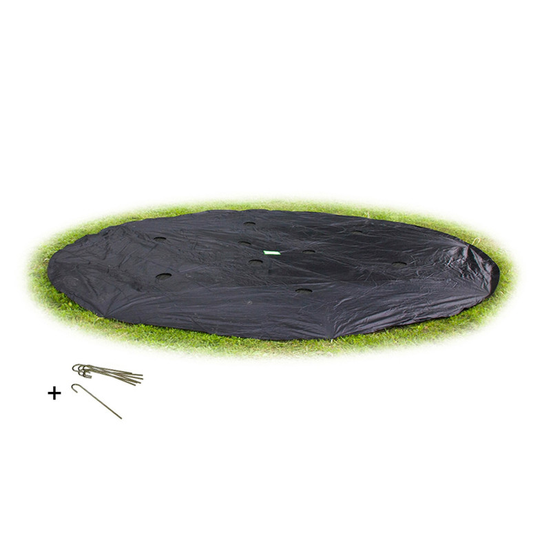 Housse diam. 427cm pour trampolines enterrés niveau sol - Exit Toys