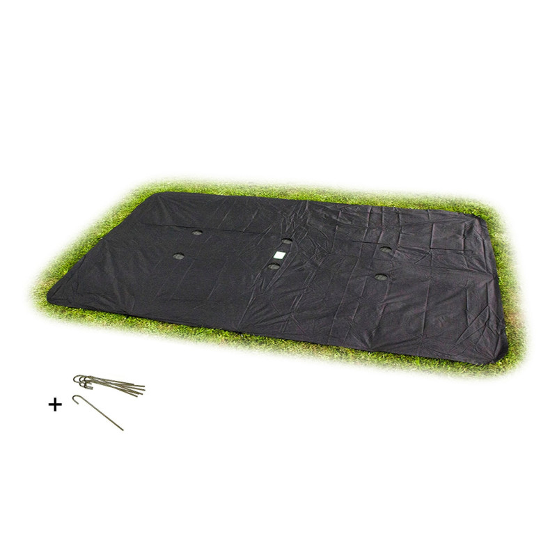 Housse 244x427cm pour trampolines enterrés niveau sol - Exit Toys