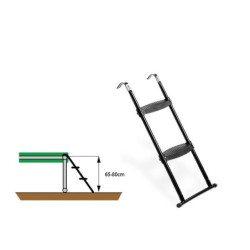 Echelle pour trampolines Exit Toys avec hauteur du cadre 65-80cm