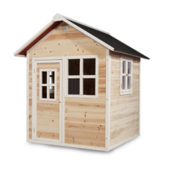 Cabane de jeux en bois Loft 100 - coloris naturel - Exit Toys