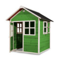 Cabane de jeux en bois Loft 100 - coloris vert - Exit Toys