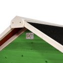 Cabane de jeux en bois Loft 100 - coloris vert - Exit Toys