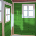 Cabane de jeux en bois Loft 100 - coloris vert - Exit Toys