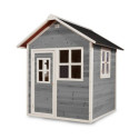 Cabane de jeux en bois Loft 100 - coloris gris - Exit Toys