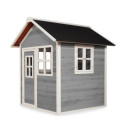 Cabane de jeux en bois Loft 100 - coloris gris - Exit Toys