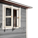 Cabane de jeux en bois Loft 100 - coloris gris - Exit Toys